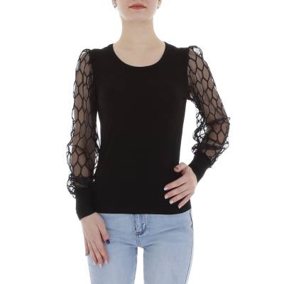 Long-sleeve top for women in black