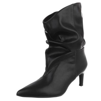 Klassische Stiefeletten für Damen in Schwarz