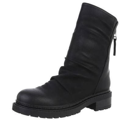 Western- & Bikerboots für Damen in Schwarz