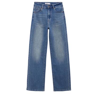 Straight Leg Jeans für Damen in Blau