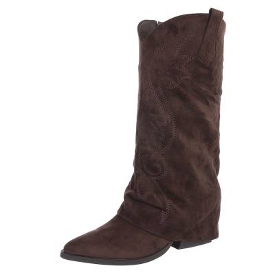 Western- & Bikerstiefel für Damen in Braun