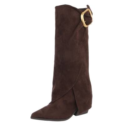 Classic boots for women in brown