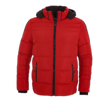 Jacket for men in red and black