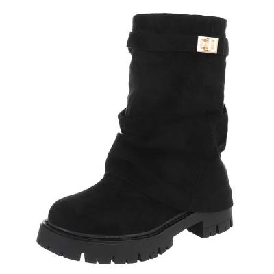 Western- & Bikerboots für Damen in Schwarz