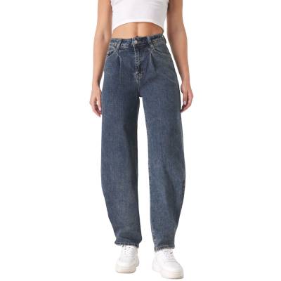 High waist jeans for women in blue