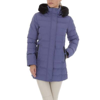 Winter jacket for women in blue and purple