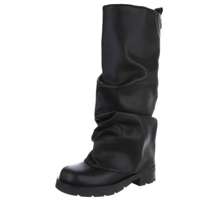 Western- & Bikerstiefel für Damen in Schwarz
