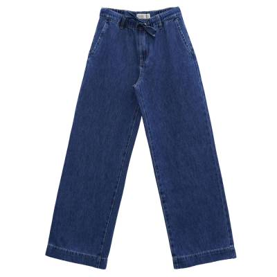 Straight Leg Jeans für Damen in Blau