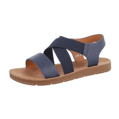 Strappy sandals for women in blue