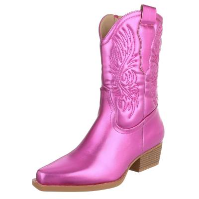 Western- & Bikerboots für Damen in Pink